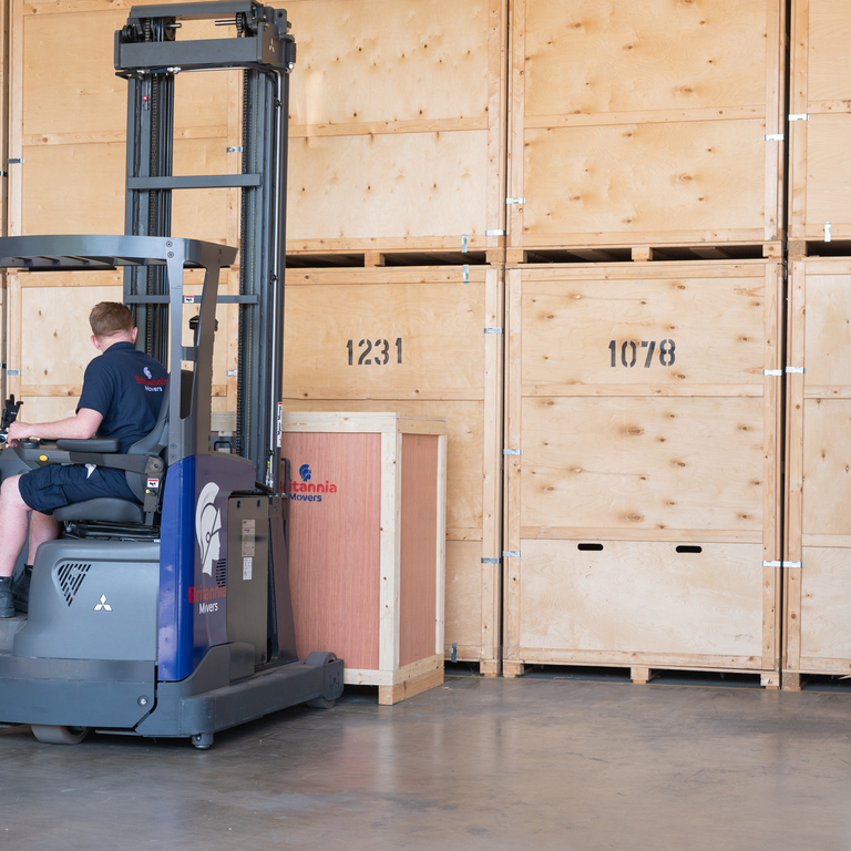 Container warehouse operations