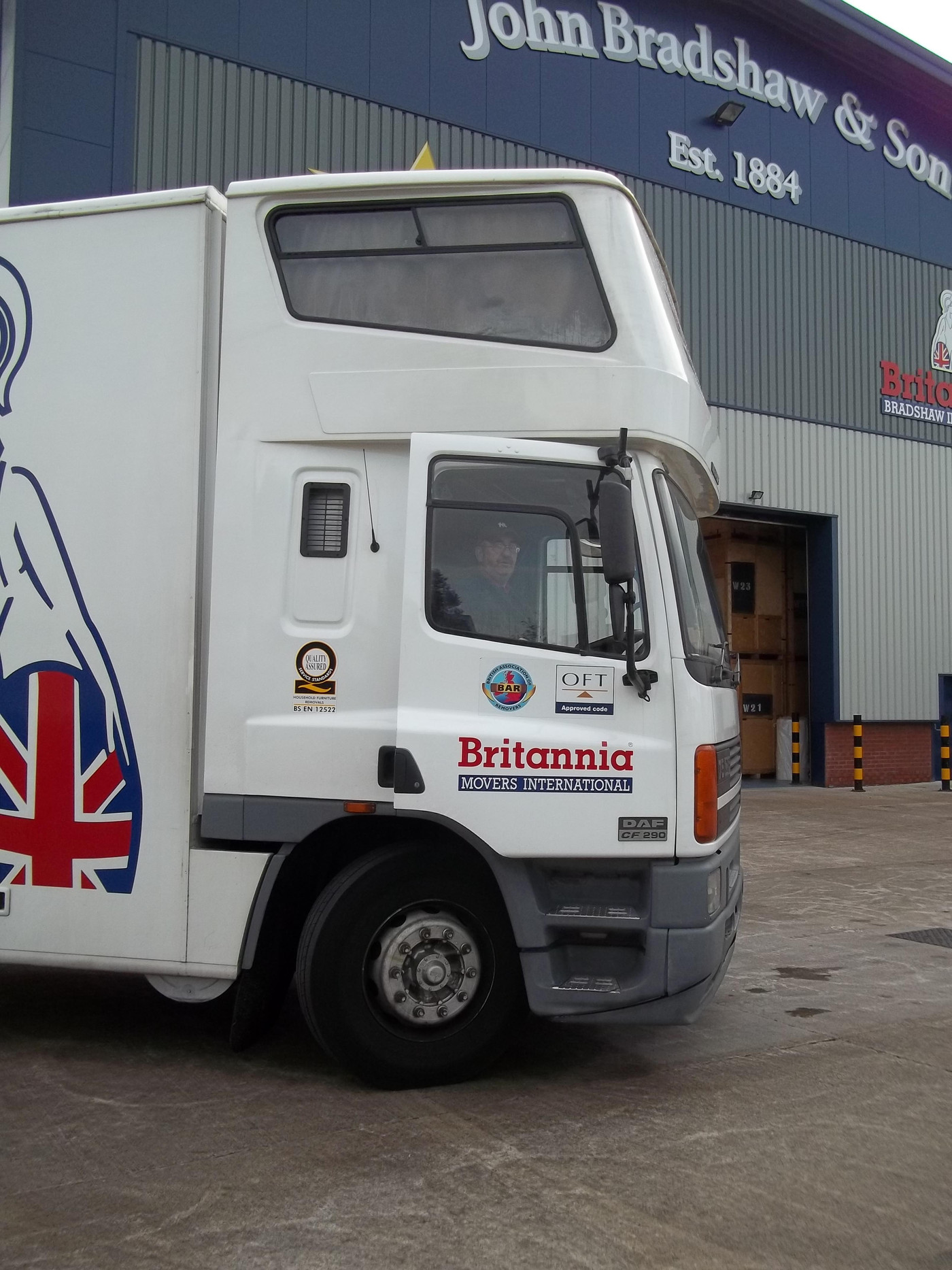 International Removals from Coventry Britannia Bradshaws