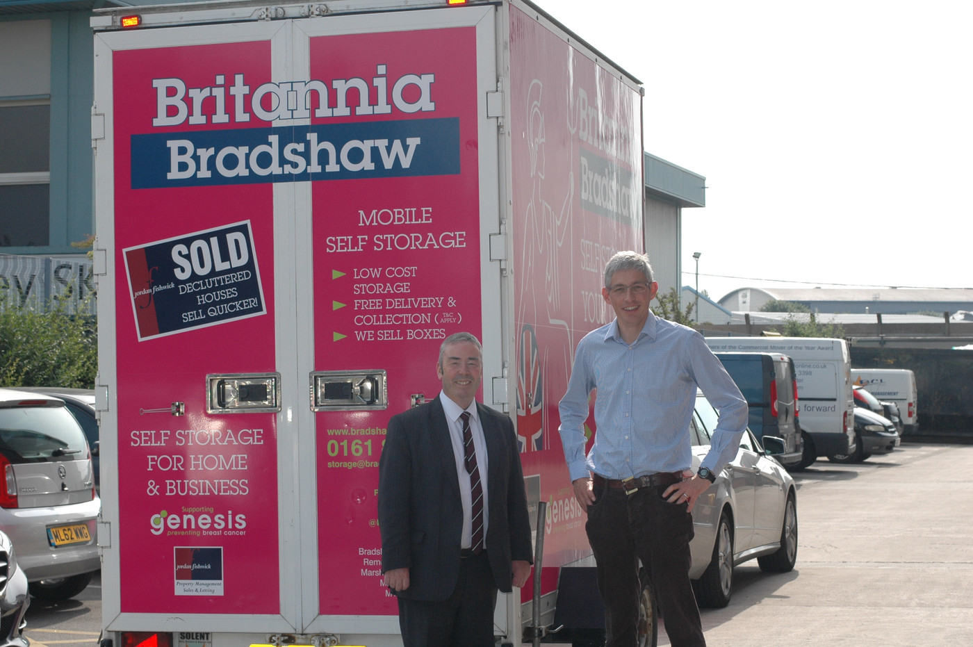 Mobile Self Storage Manchester Britannia Bradshaws
